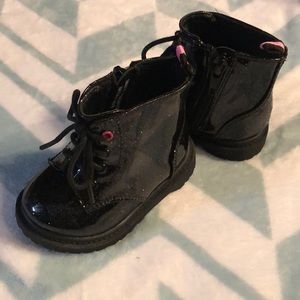 Baby black, sparkle boots